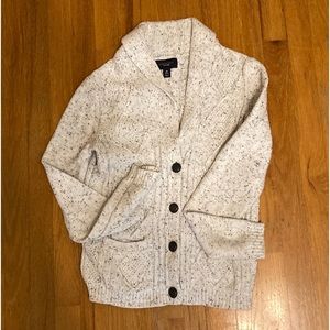 White Cotton Lands End Drifter Cardigan